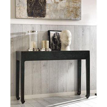 Consola - Consola (120 X 84 H Cm) En Madera Negra