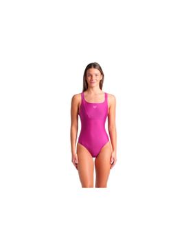 Bañador de Natación Arena Solid Swimsuit Mujer Morado