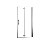aica mampara de ducha frontal plegable vidrio 6mm con tratamiento antical686-716x1950mm