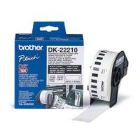 brother dk-22210 original continuous paper tape 29mm x 3048m black on white