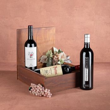 Wine Box Selection Con Protos Reserva, Priorat Mas Doix Les Crestes Y Ramón Bilbao Mirto