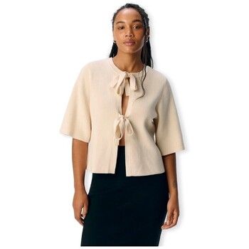Object Abrigo Noos Julla Parvi 2/4 Cardigan - Sandshell para mujer