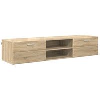 armario de madera 150 x 39 x 30 cm roble sonoma vidaxl
