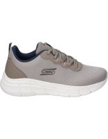 zapatillas para hombre skechers bobs sport b flex icy edge 118109-tpe color taupe 43