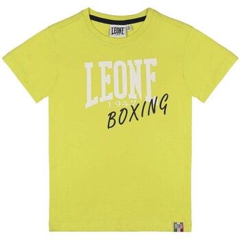 Leone 1947 Tops y Camisetas Boy T-Shirt Short Sleeves Denim e para niño