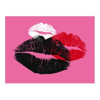 Papel Pintado 3d - Tres Besos (350x270 Cm)