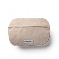 bolsa rinonera para mochila babybjorn material woven  melange color beige claro