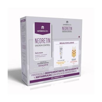 Pack neoretin discrom control gel crema + regalos
