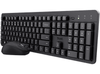 pack teclado  raton - trust ody ii inalambrico silencioso negro