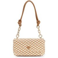 guess bolso tessi flap shoulder bag para mujer