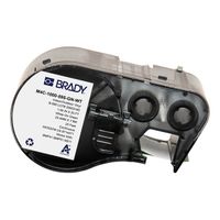 brady m4c-1000-595-gn-wt cinta vinilica blanca sobre verde 254 mm x 762 m original