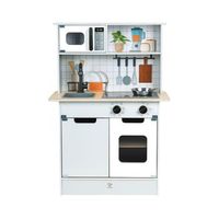 cocina interactiva de madera para ninos - 60 x 30 x 918 cm - a partir de 3 anos - hape