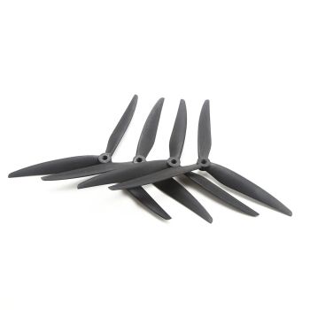 Hélice de 3 palas de fibra de vidrio y nailon para drone RC de largo alcance 1050 10x5.0 10 pulgadas de 1 par/2 pares de