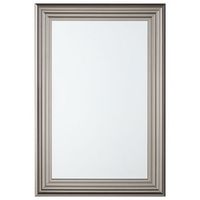 espejo de pared plateado 61 x 91 cm rectangular moderno simple minimalista dormitorio sala de estar chatain
