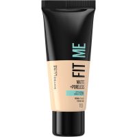 maybelline fit me matte and poreless foundation 30ml various shades - 110 porcelain
