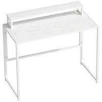 homcom escritorio plegable mesa de ordenador con soporte para monitor para despacho 100 x 48 x 875 cm   aosom espana