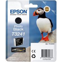 epson t3241 t324140 photo black original ink cartridge puffin