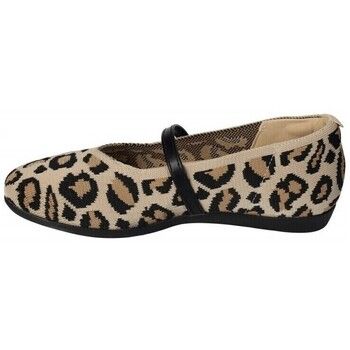Mysoft Bailarinas Manoletina leopardo para mujer