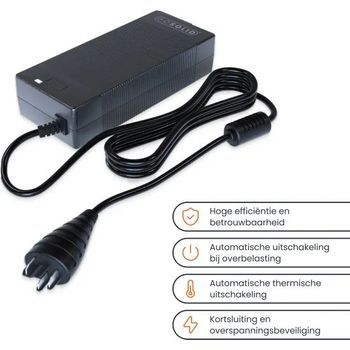 Cargador Bicicleta Eléctrica - Compatible Con Bergamont E-helix Expert (2018 -2019) 42v/4a Go Solid!