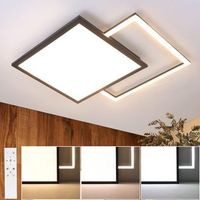 lampara de techo led de doble estrella de 46 w para sala de estar zmh