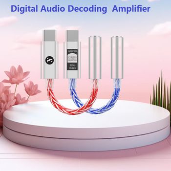JCALLY JM6 Pro CX31993 Hifi DAC tipo C a 3,5 decodificación de Audio Digital amplificador de auriculares portátil DAC tipo C a 3,5mm LXDA AMP