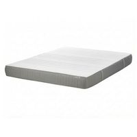 colchon de espuma viscoelastica medio con funda extraible de poliester con cremallera blanco 140 x 200 cm cheer