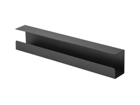 organizador de gestion de cables equip 650863 color negro oculta cables y regletas de alimentacion