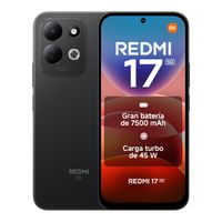 movil xiaomi redmi 17 5g 256 gb  4 gb ram pantalla de 69  snapdragon 4 gen 5 camara principal de 50 mp 7500 mah typ  version es cargador no incluido 
