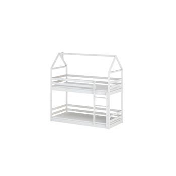 Casa-cama Axel 90x200 Blanco