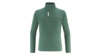 forro polar para hombre millet ubic lightgrid 1 2 zip verde