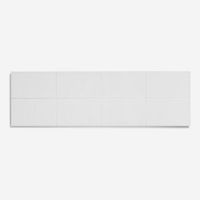 cabecero de madera para cama de 105 cm lacado blanco mate creta - pejecar