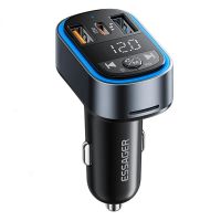 mensaje f748 transmisor fm bluetooth 53 2usb-ausb-c pd30 qc30 fcp afc ip24 cargador usb para coche pantalla led dig