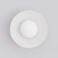 aplique de pared osum s blanco opal