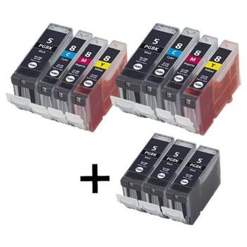 Compatible Multipack Canon Pixma MP600R Printer Ink Cartridges (11 Pack) -0628B001