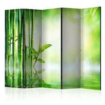 Biombo - Green Bamboo Ii (225x172 Cm)