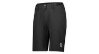 pantalones cortos scott trail flow black skin para mujer