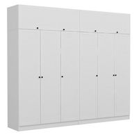 armario kale-8434 blanco 270x210x52 cm