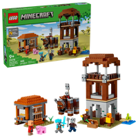 lego lego minecraft el puesto de avanzada de los guardianes 21278
