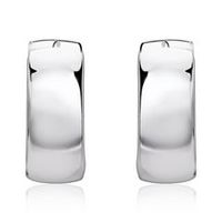 de aros pequenas modernas de plata 925