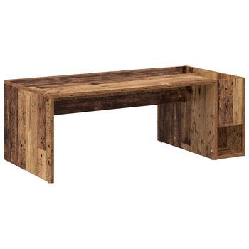 Mesa De Café - Mesa De Centro - Mesa Baja Madera Vieja 101,5 X 50 X 37 Cm
