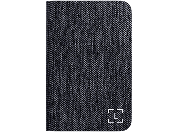 Funda Crypto Wallet - Ledger Stax Magnet Shell, Núcleo de fibra vidrio con exterior tela, Imanes integrados, Gris
