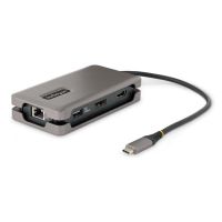 adaptador multipuertos usb-c startechcom dkm31cvmuogs hdmidp 4k 60hz 100w gbe