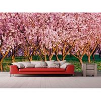 fotomural vinilo almendros en flor 500 x 300 cm