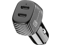 cargador coche - cellularline car multipower universal tipo c 40 w negro