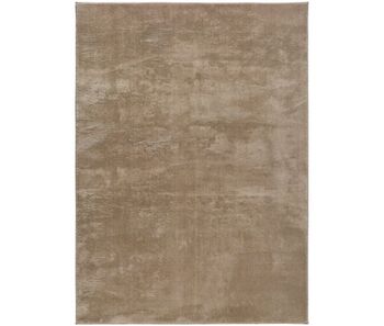 Atticgo alfombra  lisa lavable loft en color beige, 160 x 230 cm