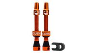 valvulas tubeless cushcore   55mm   naranja  par