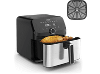 freidora de aire - moulinex easy fry mega ez855d 2020 w 200 c 8 programas 75l temporizador inox