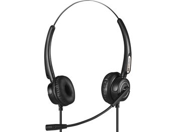 Sandberg 126-30 auricular y casco Auriculares Alámbrico Diadema Oficina/Centro de llamadas USB tipo A Negro