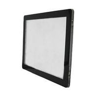 carpeta poster led a 2 caras a4 12v dc carteles led para inmobiliaria  blanco frio 6000k iluminashop 001001001cm negro  transparente