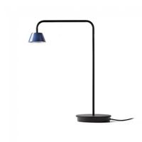 lampara de mesa led absidiola conica brazo 35w